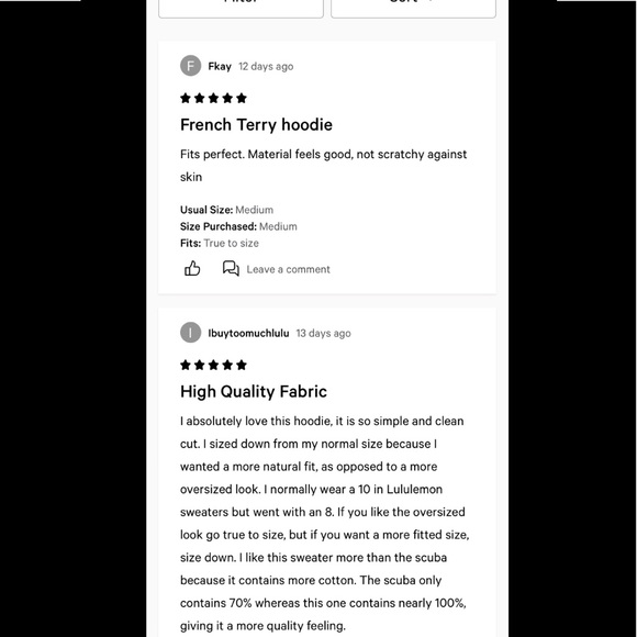 🎁LULULEMON COTTON FRENCH TERRY ZIP HOODIE/JACKET-AUTUMN RED-10/12 - Picture 12 of 16